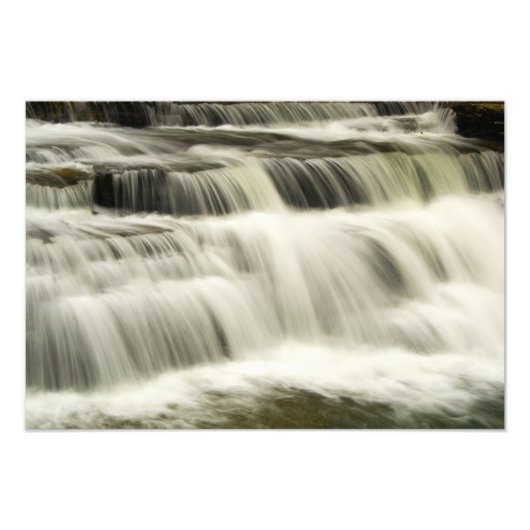 ウェストバージニア、キャンベル滝 フォトプリント            (正面)