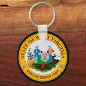 ウェストバージニア キーホルダー (正面)