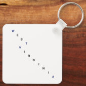 ウェストバージニア キーホルダー (裏面)
