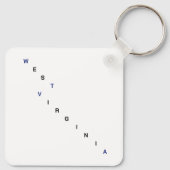 ウェストバージニア キーホルダー (裏面)