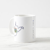 ウェストバージニア コーヒーマグカップ (正面左)