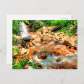 ウェストバージニア、ダグラス滝 ポストカード (正面/裏面)