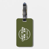 ウェストバージニア、チート川 ラゲッジタグ (裏面縦)