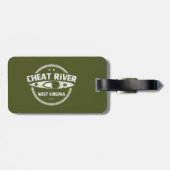 ウェストバージニア、チート川 ラゲッジタグ (裏面横)