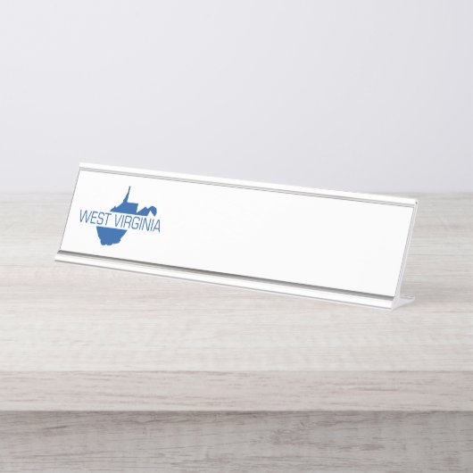 ウェストバージニア デスクネームプレート (正面)