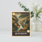 ウェストバージニア、ハンチントン |ヴィンテージ ポストカード (スタンド正面)