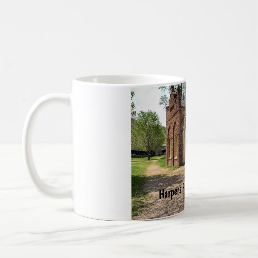 ウェストバージニア、ハーパーズフェリー コーヒーマグカップ (左)
