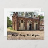 ウェストバージニア、ハーパーズフェリー ポストカード (正面/裏面)