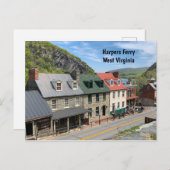 ウェストバージニア、ハーパーズフェリー ポストカード (正面/裏面)