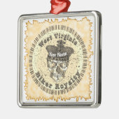 ウェストバージニア バイク メタルオーナメント (左)