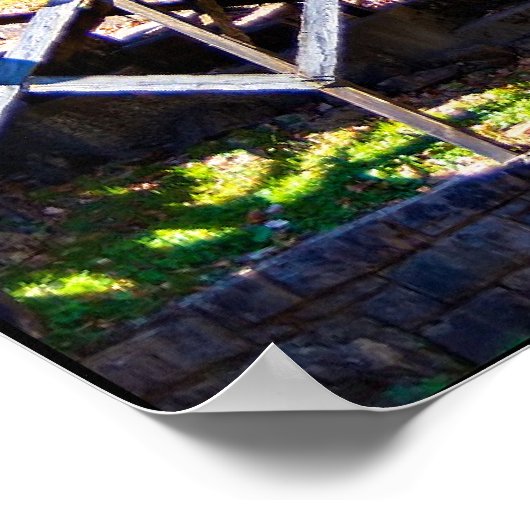 ウェストバージニア、バブコック、グレインミル ポスター (角)