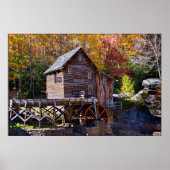 ウェストバージニア、バブコック、グレインミル ポスター (正面)