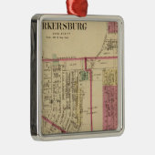 ウェストバージニア、パーカーズバーグ市 メタルオーナメント (右)