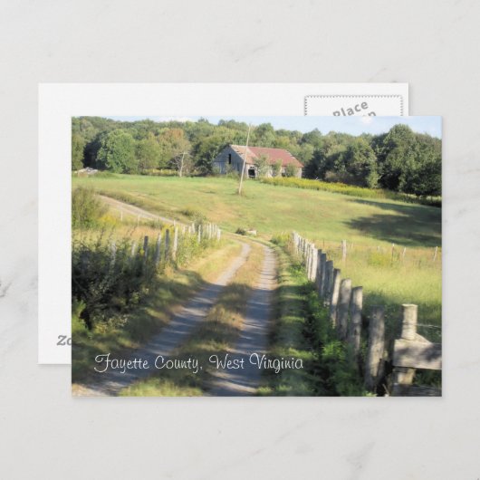 ウェストバージニア、ファイエット郡 ポストカード (正面/裏面)