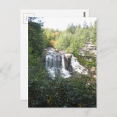 ウェストバージニア、ブラックウォーター滝 ポストカード (正面/裏面)