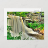 ウェストバージニア、ブラックウォーター滝 ポストカード (正面/裏面)