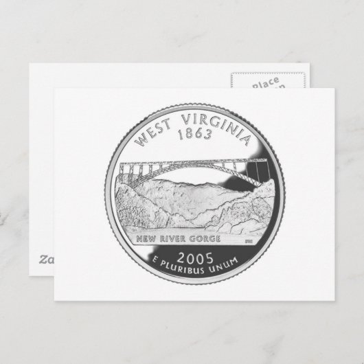 ウェストバージニア ポストカード (正面/裏面)