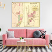 ウェストバージニア・マウンズビル キャンバスプリント (インサイチュ (リビング))