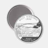 ウェストバージニア マグネット (正面/裏面)