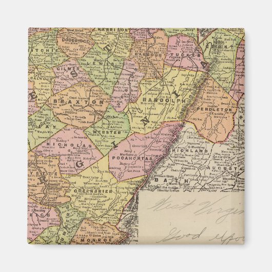 ウェストバージニア マグネット (正面)