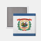 ウェストバージニア マグネット (正面/裏面)