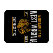 ウェストバージニア マグネット (横)