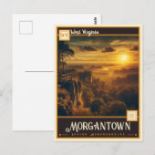 ウェストバージニア、モルガンタウン |ヴィンテージ ポストカード (正面/裏面)