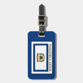 ウェストバージニア ラゲッジタグ (正面縦)