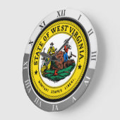 ウェストバージニア ラージ壁時計 (傾斜)