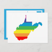 ウェストバージニア・レインボー ポストカード (正面/裏面)