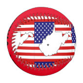 ウェストバージニア 野球ボール (正面左)