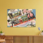 ウェストバージニア(首都建物) キャンバスプリント (インサイチュ (リビング))