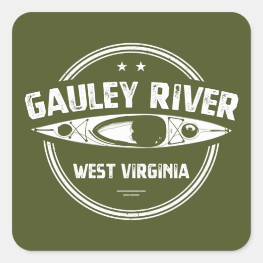 ウェストバージニア、Gauley River スクエアシール (正面)