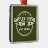 ウェストバージニア、Gauley River メタルオーナメント (右)