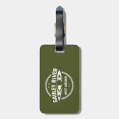 ウェストバージニア、Gauley River ラゲッジタグ (裏面縦)