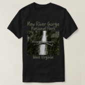 ウェストバージニアTee New River Gorge国立公園 Tシャツ (デザイン正面)