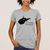 ウェストバ生まれージニア州と州T型 Tシャツ (正面)