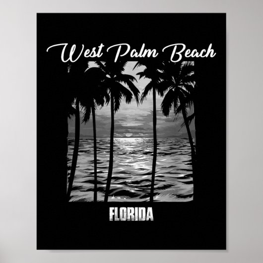 ウェストパームビーチ土産 – Floridaリマインダー_1 ポスター (正面)