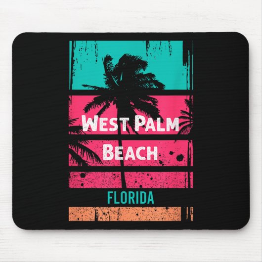 ウェストパームビーチ土産 – Florida Reminder マウスパッド (正面)