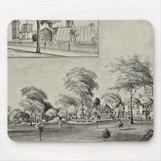 ウェストビル·ブロンストン マウスパッド (正面)