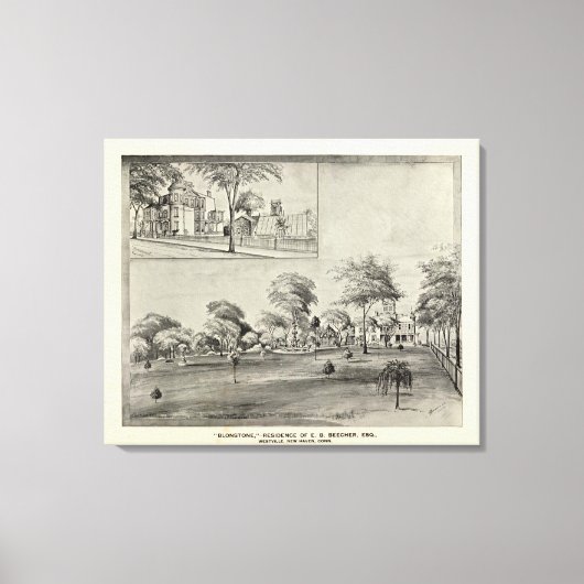 ウェストビル・ブロンストーン キャンバスプリント (正面)