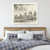 ウェストビル・ブロンストーン キャンバスプリント (インサイチュ (寝室))