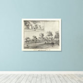 ウェストビル・ブロンストーン キャンバスプリント (インサイチュ (ウッドフロア))