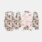 ウェストピンク女性のカーボーイ誕生日パーティー2 フェイバーボックス (折り畳みなし)