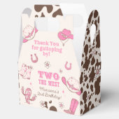 ウェストピンク女性のカーボーイ誕生日パーティー2 フェイバーボックス (オープン)