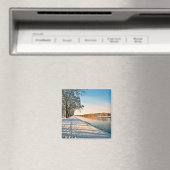 ウェストファリアドイツ冬の風景 マグネット (インサイチュ (食洗機))