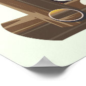 ウェストフィヨルズ アイスランド 旅行ポスター ポスター (角)