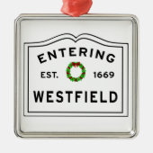 ウェストフィールドマホリデーリースメタルオーナメント メタルオーナメント (正面)