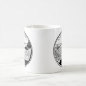 ウェストフェイクバージニア州クォーター コーヒーマグカップ (中央)