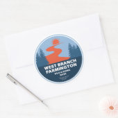 ウェストブランチファーミントンワイルドアンドシーニックリバー ラウンドシール (封筒)